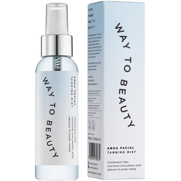 Way To Beauty Aqua Facial Tanning Mist Medium-Dark 100ml Online now