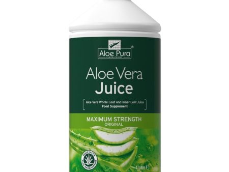 Aloe Pura Bio-Active Maximum Strength Original Aloe Vera Juice 1000ml Fashion