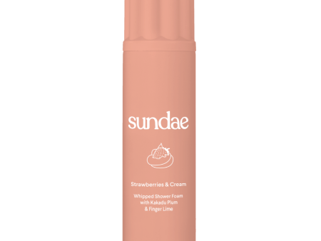 Sundae Whipped Shower Foam Strawberries & Cream 265ml Online now