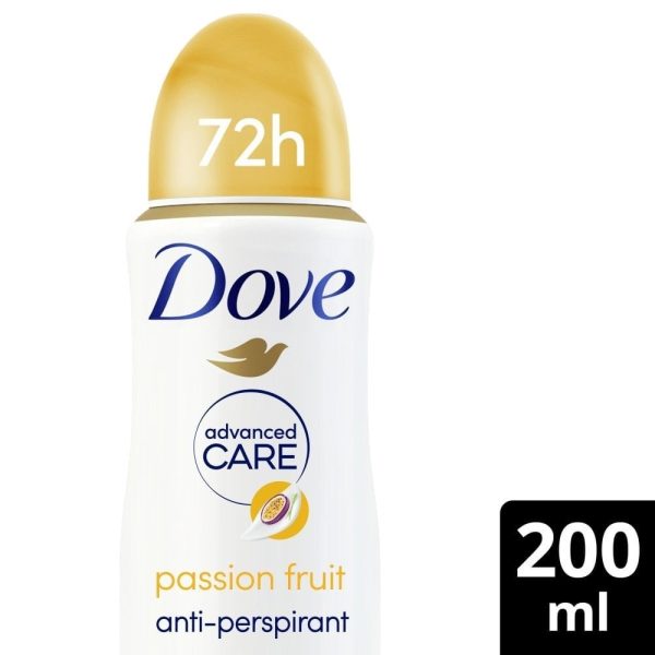 Dove Advanced Care Go Fresh Passion Fruit & Lemongrass Anti-Perspirant Deodorant Multipack 6 x 200ml Online now