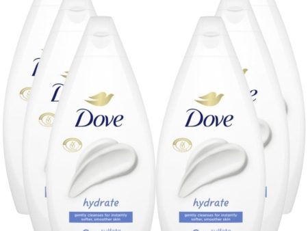 Dove Hydrate Body Wash Multipack 6 x 450ml Fashion