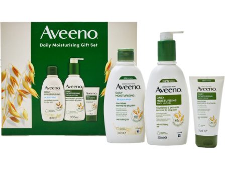 Aveeno Daily Moisture Range 3 Piece Gift Set Discount