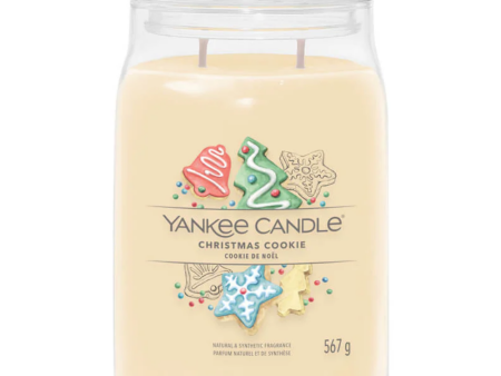 Yankee Candle Christmas Cookie Large Signature Jar Candle on Sale