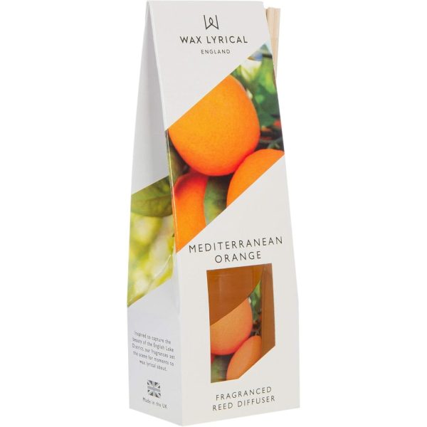 Wax Lyrical Mediterranean Orange Scented Reed Diffuser 100ml Online Hot Sale