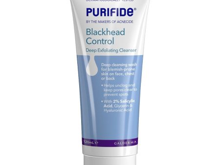 Acnecide + Purifide Purifide Blackhead Control Deep Exfoliating Cleanser 120ml Discount