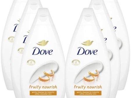 Dove Fruity Nourish Body Wash Multipack 6 x 450ml Online now