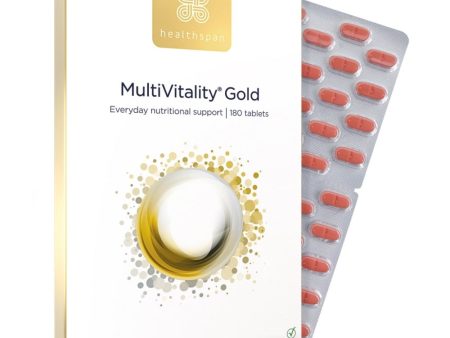 Healthspan MultiVitality Gold 180 Tablets For Discount