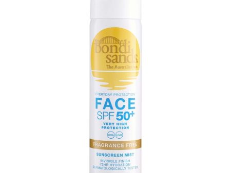 Bondi Sands Fragrance Free Sunscreen Face Mist SPF50+ 60ml Fashion