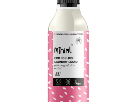 Miniml Non-Bio Laundry Liquid Pink Dragonfruit & Orchid 1000ml For Sale