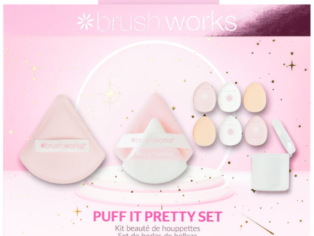 Brushworks Puff It Pretty Set Online Hot Sale