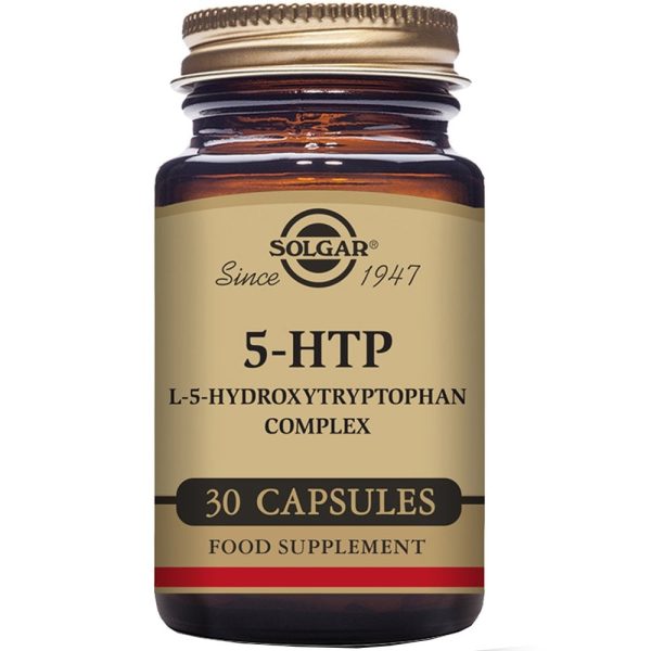 Solgar 5-HTP L-5-Hydroxytryptophan Complex 30 Vegetable Capsules For Sale