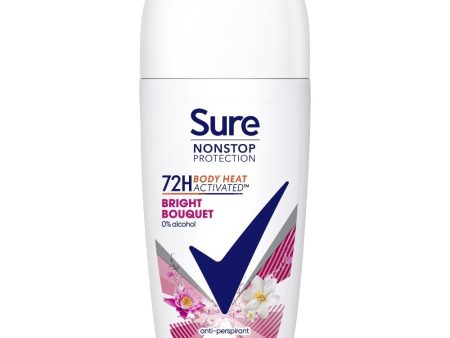 Sure Nonstop Protection 72h Bright Bouquet Anti-Perspirant Roll On Deodorant 50ml Fashion