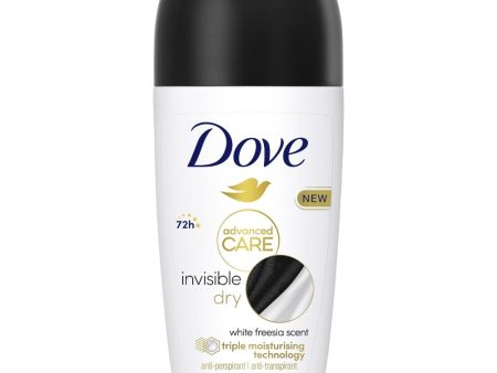 Dove Advanced Care Invisible Dry Anti-Perspirant Deodorant Roll-On 50ml Online Hot Sale