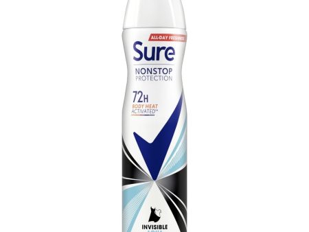 Sure Nonstop Protection 72h Invisible Aqua Anti-Perspirant Deodorant Spray 250ml Online