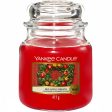 Yankee Candle Red Apple Wreath Medium Jar Candle on Sale