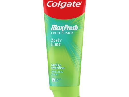 Colgate Max Fresh Fruit Infusion Zesty Lime Toothpaste 75ml For Cheap